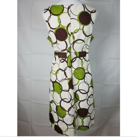 Jessica Howard Sz 10 Dress Mini Tie Waist White - Picture 5 of 7